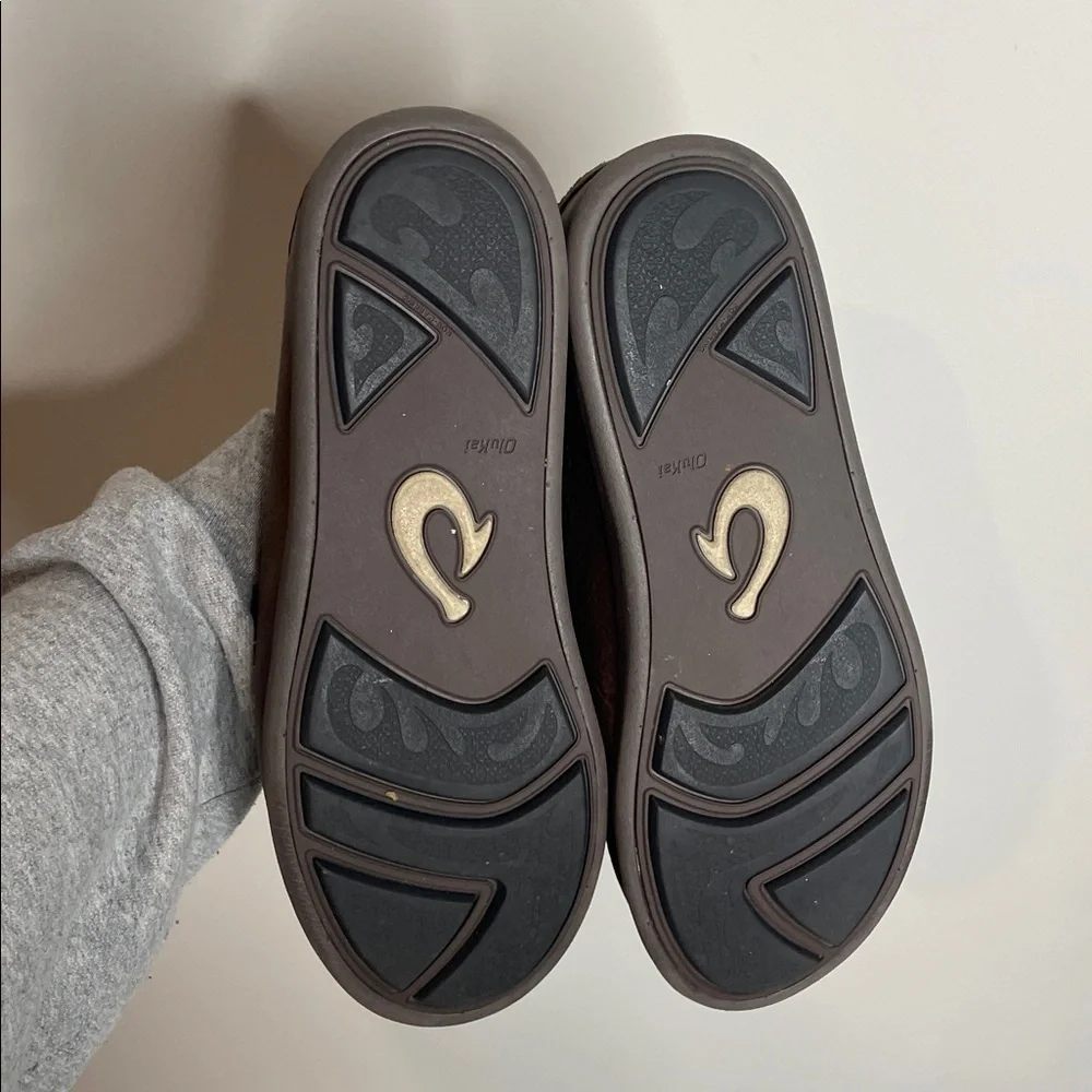 OluKai | Men’s Brown Leather Malana Country Shoes Size 8.5